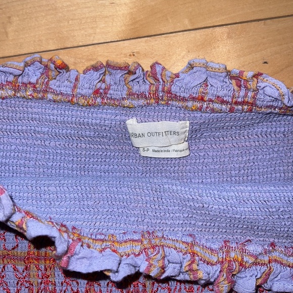 UO Rosemary Plaid Smocked Mini Skirt - Picture 3 of 3